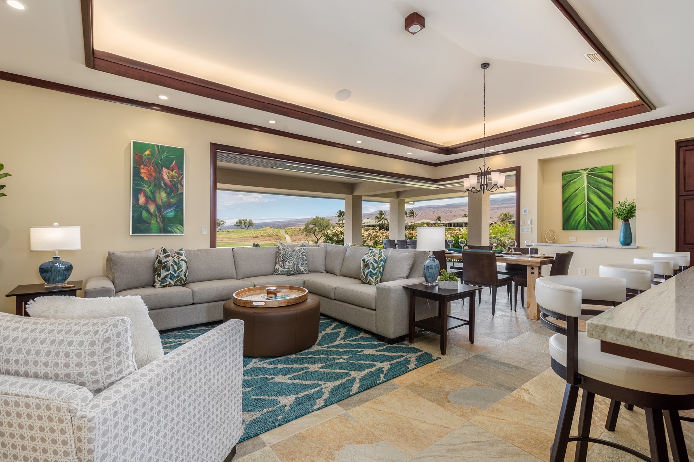 Mauna Kea Residences Waiulaula Villa 328 Living Room